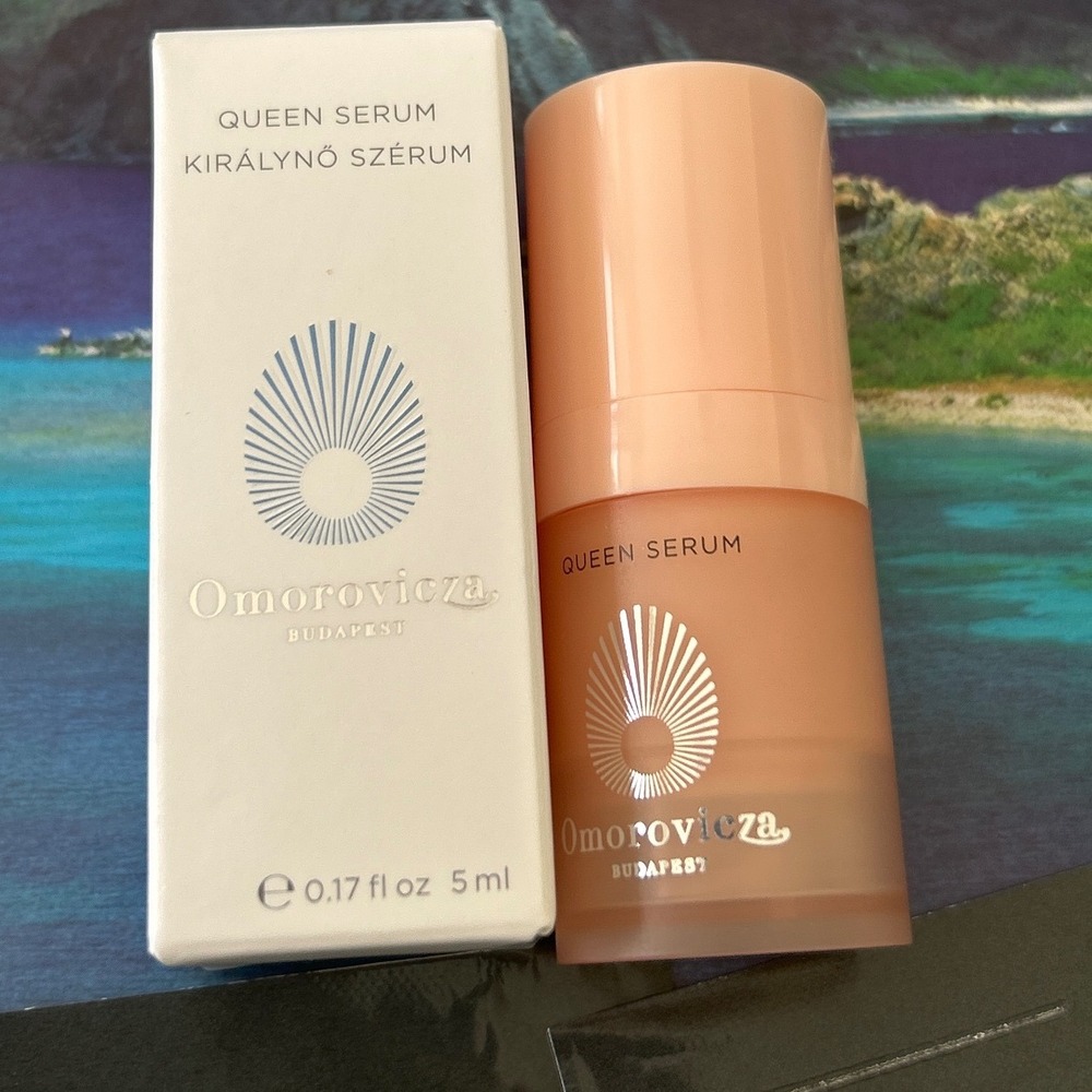 Omorovicza Queen Serum 5ml & Moor Cream Cleanser 2ml Travel Set Sample Skincare